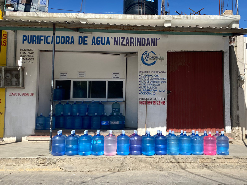 How to buy filtered water in Oaxaca - Garrafon