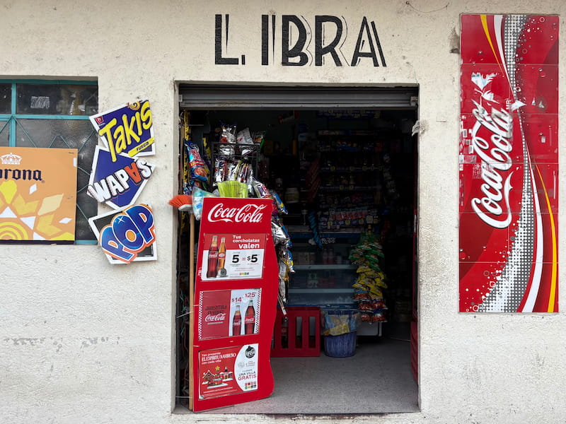Local corner shop Tienda Oaxaca Mexico