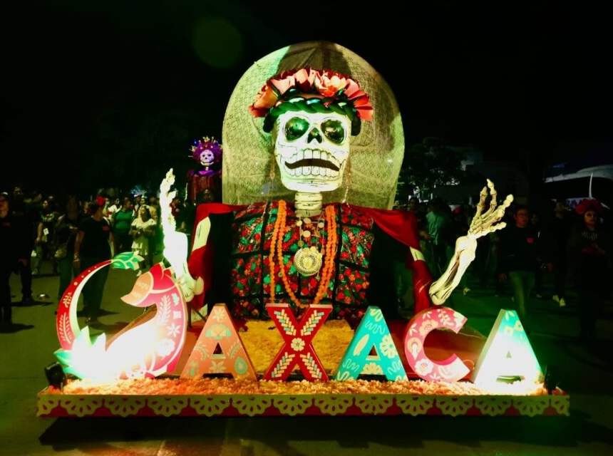 Day of the dead Oaxaca City parade event schedule